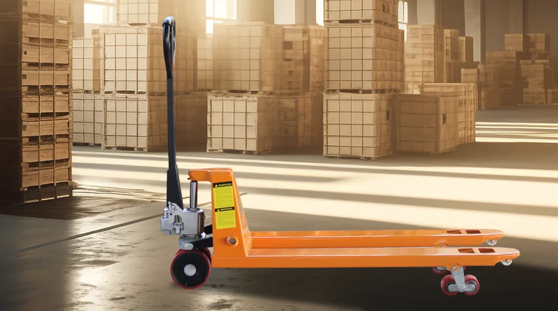 Handmatige veiligheidsprocedures voor hydraulische pallettrucks