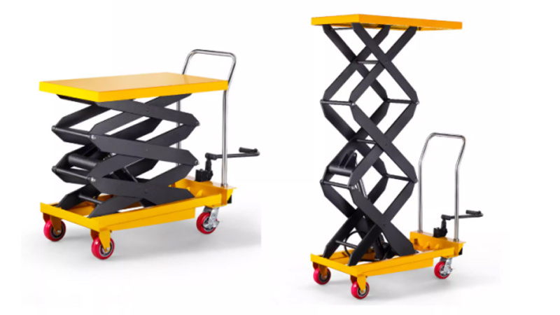 Casestudy van toepassing van hydraulische heftafel van 1000 kg in productiewerkplaats